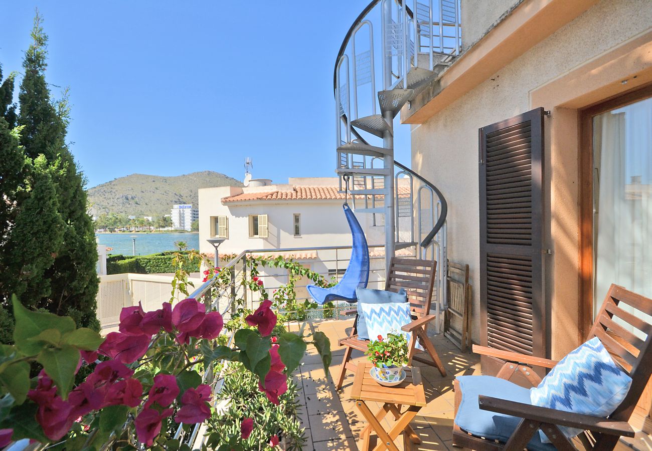 Vista del chalet Amparo cerca de la playa en Mallorca