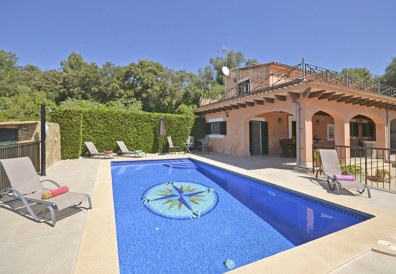 Landhaus mit privatem Pool und Solarium in Sineu, Mallorca